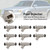 2001-2003 Audi S6 S8 4.2L V8 8Pcs Fuel Injector 0280155988 077133551Q Generic