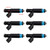 1999-2004 Jeep Cheroee TJ Wrangler 6Pcs Fuel Injector 280155784 Generic