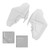 2025-2026 BMW R1300GS ADV Windshield Plate Side Panels Clear Generic
