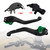 2025 YAMAHA XSR900 Racing Brake & Clutch Levers Green Generic