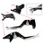 2024-2026 VOGE DS900X 900DSX Adjustable Folding Extendable Racing Brake & Clutch Levers Silver Generic