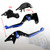 2024-2025 YAMAHA MT-09 MT-09SP Adjustable Folding Extendable Racing Brake & Clutch Levers Blue Generic