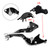 2025 YAMAHA XSR900 Adjustable Folding Extendable Racing Brake & Clutch Levers Silver Generic