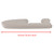 2010-2014 Chevrolet Silverado 1500 2500 3500 Front Left Driver Side Armrest Repair Kit 22818466 Gray/Titanium Generic