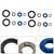 2015-2017 Hyundai Sonata 2.4L 4 Set Fuel Injectors Repair Kit 353102GGA0 Generic