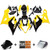 2005-2006 Suzuki GSXR 1000 Amotopart Fairings Yellow & Black Racing Customs Fairing