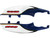 Fairings Suzuki GSXR 1000 White Blue Alstare Corona Racing  (2007-2008)