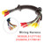 2007-2015 Fiat 500(312) Hatchback Rear Door Cable Wiring Harness Tailgate Loom 51277102 Generic