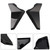 2023-2025 Triumph Street Triple 765 R/RS Radiator Cover Panel Carbon like Generic