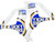 Fairings Suzuki GSXR 1000 White & Blue Lucky Strike Racing  (2007-2008) Fairings Suzuki GSXR 1000 White & Blue Lucky Strike Racing  (2007-2008)