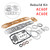Toyota Prado 2.7L Auto Transmission Master Rebuild Kit Seal AC60F AC60E Generic