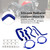 2016-2025 Suzuki SV650 Silicone Radiator coolant Hose kit Blue Generic