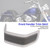 1986-2013 Touring Electra Glide Road King Front Fender Trim Skirt Silver Generic