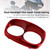 1998-2013 Harley Davidson Road Glide Dual Headlight Trim Bezel Cover Fairing Red Generic