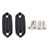 2013-2026 Kawasaki Ninja ZX-6R ZX636 CNC Racing Mirror Block Off Blanking Plates Black Generic