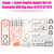 Cummins 855 Big Cam IV STC NT NTC Upper + Lower Engine Gasket Set 3801468 3801235 Generic