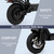 400W Adult Shock Absorption Electric Scooter with Seat 10" Commuter Electric Scooter With Carry Basket - Up to 25 Miles 20MPH 