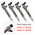 2004-2017 SKODA OCTAVIA SUPERB YETI II 2.0 TDI 4Pcs Fuel Injector 0445110646 0445110369 Generic