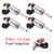 2015-2016 Mazda CX-5 CX-9 4Pcs Fuel Injector PY01-13-250 Generic