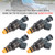 4Pcs Fuel Injector For Mercedes-Benz 300E/SE/TE/CE E320 C280 C36 0280155209