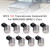 2015-onwards Mercedes Benz GLC SUV 9PCS 725 Transmission Solenoid Kit Generic