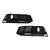 2016-2019 Audi A4 B9 S4 2PCS Black Front Bumper Foglight Grille Generic