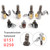 2004-2011 TOYOTA Camry 5 SP FWD 2.4L 2.5L 3.0L 3.5L 7PCS Transmission Solenoids Kit U151 U250 Generic
