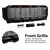 2021-2023 Ford F150 Replacement ABS Front Bumper Grille Raptor W/ LED Generic