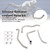 2024-2025 Honda NX400 NX500 Silicone Radiator coolant Hose White Generic
