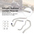 2024-2025 Honda NX400 NX500 Silicone Radiator coolant Hose White Generic