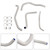 2024-2025 Honda CB500 Hornet Silicone Radiator coolant Hose White Generic