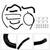 2017-2025 Suzuki GSX-S750/ GSX-S750Z Silicone Radiator coolant Hose kit Black Generic