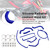2017-2025 Suzuki GSX-S750/ GSX-S750Z Silicone Radiator coolant Hose kit Blue Generic