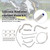2017-2025 Suzuki GSX-S750/ GSX-S750Z Silicone Radiator coolant Hose kit White Generic