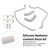 2019-2024 Triumph Rocket 3 Silicone Radiator coolant Hose kit White Generic