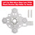 2018-2022 Honda Accord Left Car Side Mirror Glass Lens White Plastic Bracket Clip Holder Generic