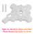 2018-2022 Honda Accord Right Car Side Mirror Glass Lens White Plastic Bracket Clip Holder Generic