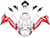 Fairings Suzuki GSXR 600 750 White & Red Jordan Racing  (2006-2007) Fairings Suzuki GSXR 600 750 White & Red Jordan Racing  (2006-2007)