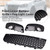 2006-2009 VW GOLF MK5 GTI 3PCS Front Lower Bumper Grille+Fog Light Cover Generic