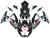 Fairings Suzuki GSXR 600 750 Black Beacon GSXR Racing  (2006-2007) Fairings Suzuki GSXR 600 750 Black Beacon GSXR Racing  (2006-2007)