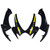 2006-2007 Suzuki GSXR 600 750 Black & Yellow GSXR Racing Amotopart Fairings Customs Fairing