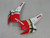 Fairings Suzuki GSXR 600 750 White Red Lucky Strike Racing  (2006-2007)