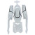 2008-2009-2010 Suzuki GSXR 600 750 White Alstare Corona Racing Amotopart Fairings Customs Fairing
