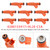 2000-2005 Ford Excursion 6.8L V10 8Pcs Fuel Injector 800-1325N Generic