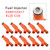 2000 2003-2004 Lincoln Town Car 4.6L V8 10Pcs Fuel Injector 800-1325N Generic