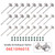 2005-2018 Audi A4 A5 A6 A7 A8 24X Intake+Exhaust Valve Set 06E109601E Generic