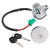 2005-2019 Suzuki LS650 Boulevard S40 Ignition Switch Lock Set Fuel Gas cap with Keys 37100-24844 Generic