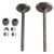 Intake Exhaust Valve Kit For LIFAN ZONGSHEN CG250 250cc Go Kart Dirt Bike ATV
