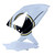 2008-2009-2010 Suzuki GSXR 600 750 White Black Lucky Strike Racing Amotopart Fairings Customs Fairing