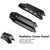 2022-2025 Yamaha XSR900 Radiator Cover Panel Carbon Generic